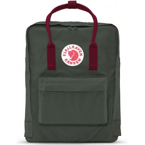 Fjallraven Kånken Forest Green-Ox Red Backpack